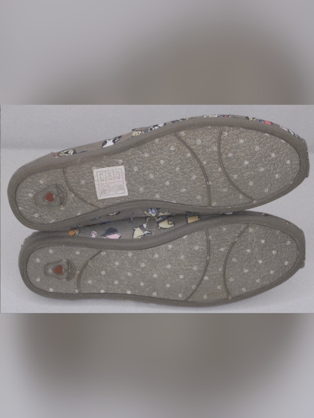BOBS from Skechers "Go Fetch" Sporty Dog Print Slip-On Shoes METAL DOGTAGS. - Picture 7 of 9